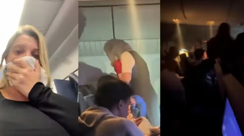 Carregador portátil pega fogo em voo entre São Paulo e Amsterdã; fumaça tomou conta da cabine e assustou passageiros