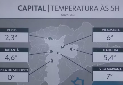 Na manhã mais fria do ano, cidade de São Paulo tem geada no extremo da Zona Sul