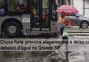 Chuva forte provoca alagamentos e deixa carros debaixo d’água na SP