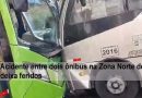 Acidente entre dois ônibus na Zona Norte de SP deixa feridos